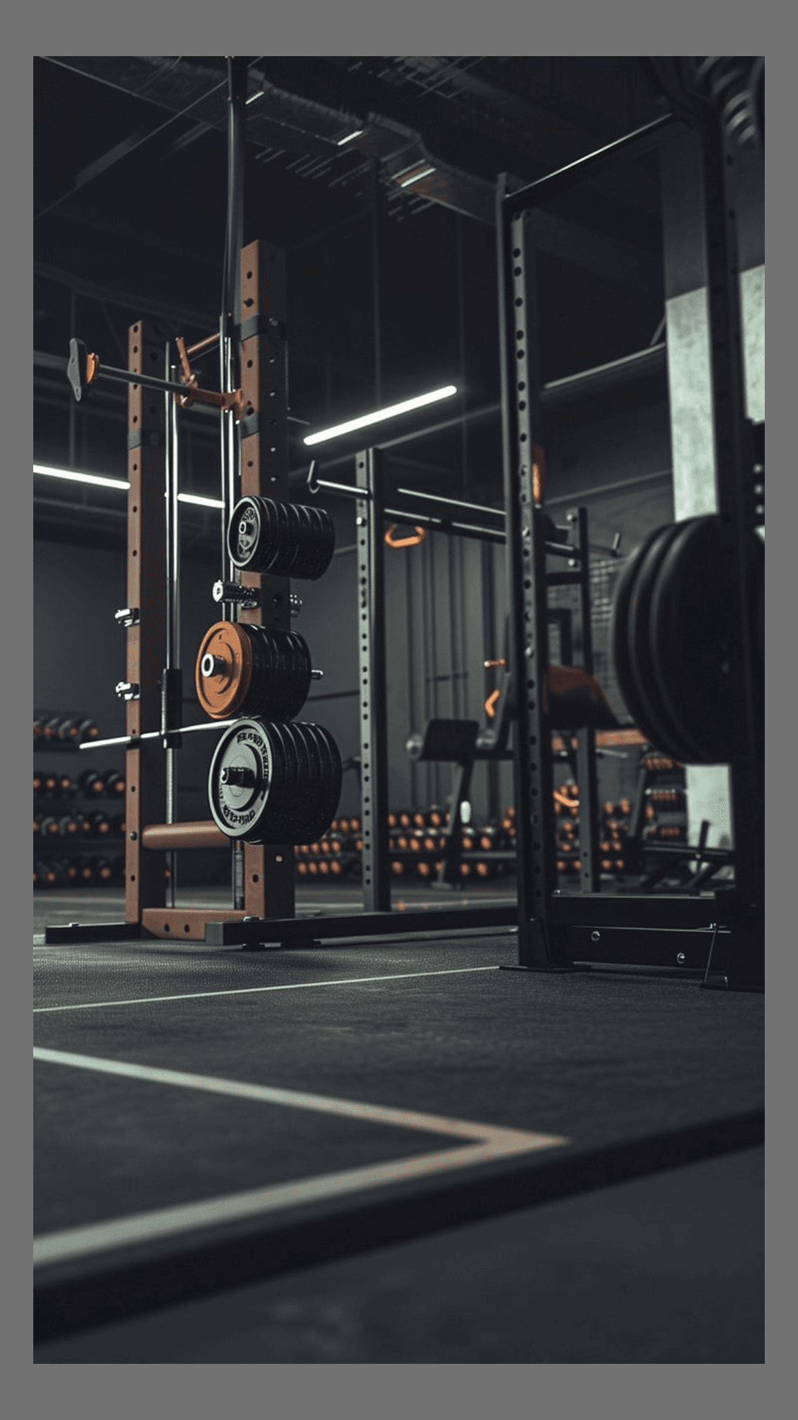 Bulk creatine tub on a gym floor